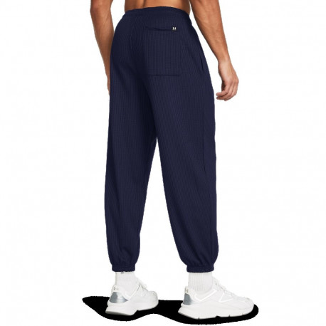 Treeningpüksid Under Armour UA Rival Waffle Jogger tumelilla - M