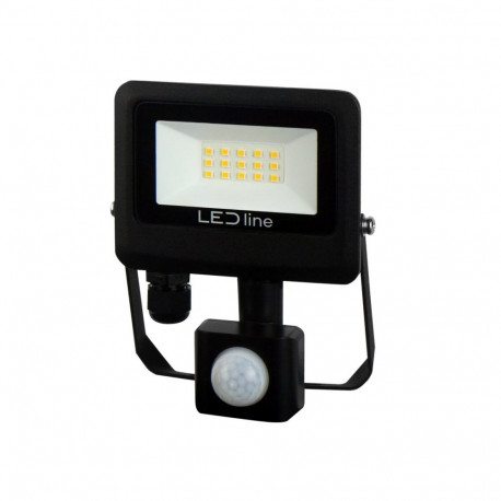 LED line LITE prožektor FOTON 10W 4000K 1000lm liikumisanduriga, IP65, 104 x 137 x 62
