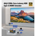 PremiumCord 4K@120Hz HDMI2.0 extender 60m ,over one LAN cable Cat6/6a/7