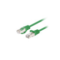 PATCHCORD CAT.6 FTP 0.25M GREEN FLUKE PASSED LANBERG 10-PACK