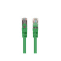 PATCHCORD CAT.6 FTP 0.25M GREEN FLUKE PASSED LANBERG 10-PACK