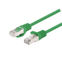 PATCHCORD CAT.6 FTP 0.25M GREEN FLUKE PASSED LANBERG 10-PACK