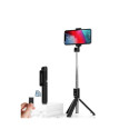 CP K06 2in1 Selfie Stick & Video WEB Call Table Tripod with Wireless Shutter Button expand to 60cm