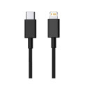 DCO USB-C Lightning and Charging Cable for Apple iPhone 13 Mini Pro Max 1m Black A2249 (MXOK2ZM/A) (