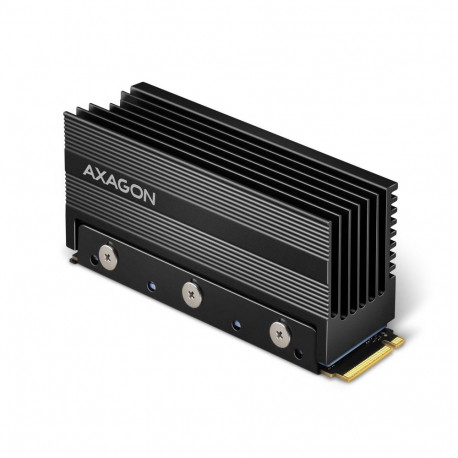 Axagon Passive aluminum heatsink for single-sided and double-sided M.2 SSD disks  size 2280  height 
