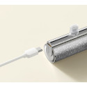 Power Bank VEGER PlugOn - 5000mAh with build connector for Lightning 8-pin  black (W0573P) silver
