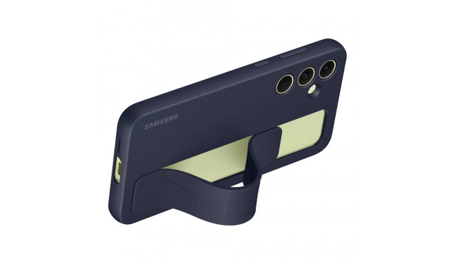 Etui Samsung Standing Grip Case EF-GA556TBEGWW na Samsung Galaxy A55 z uchwytem - niebiesko-czarne