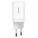 Baseus Super Si Pro USB / USB Type C Fast Charger 30W Power Delivery Quick Charge white (CCSUPP-E02)