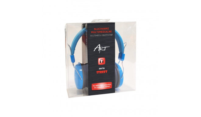 ART SLA AP-60MB ART Multimedia Headphones STEREO with microphone AP-60MB blue