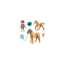 Figures set Horses 71498 Child with Pony and foal