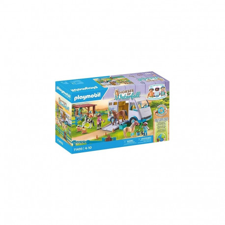 Figures set Horses 71493 Mobile horse riding school