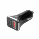 Car charger USB A+C Quick Charge