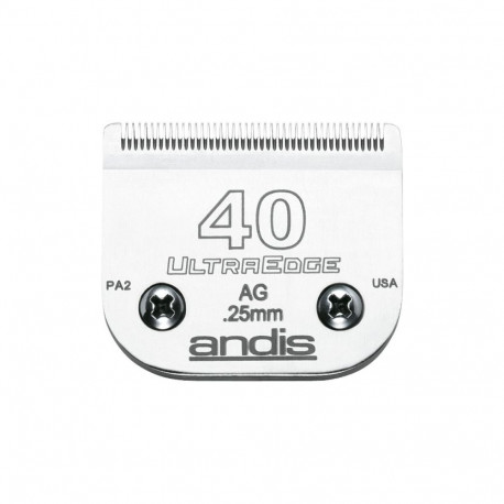 Habemeajamise žiletiterad Andis S-40 Teras Kroomitud 0,25 mm