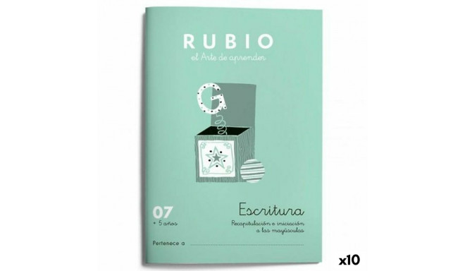 Writing and calligraphy notebook Rubio Nº07 A5 Spanish 20 Sheets (10 Units)