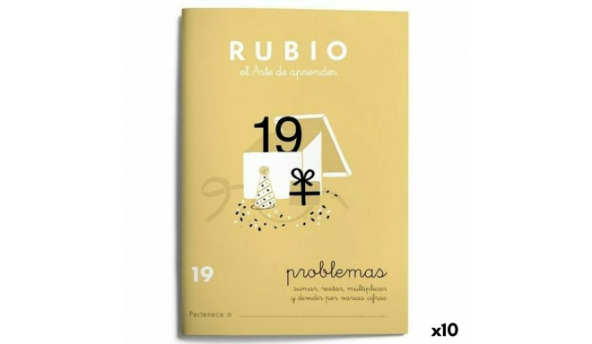 Matemātikas piezīmju grāmatiņa Rubio Nº19 A5 Spāņu 20 Loksnes (10 gb.)