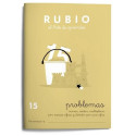 Matemaatika töövihik Rubio Nº15 A5 hispaania 20 Lehed (10 Ühikut)