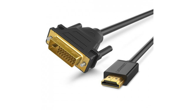 Converter iLike  Ugreen cable HDMI - DVI 4K 60Hz 30AWG cable 1m Black