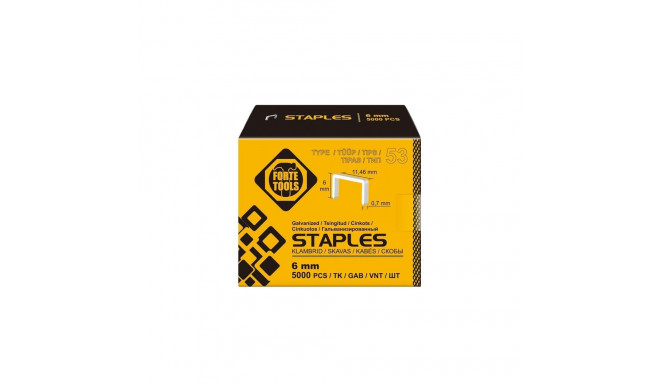 STAPLES 53 TYPE 6MM 5000PCS