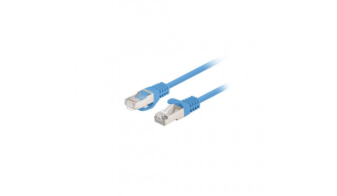 PATCHCORD CAT.6 FTP 0.25M BLUE FLUKE PASSED LANBERG 10-PACK