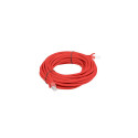 PATCHCORD CAT.6 UTP 10M RED FLUKE PASSED LANBERG