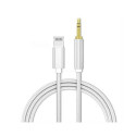 iLike AX3 Durable Braided Lightning to 3.5mm Stereo Audio Jack AUX Cable 1m Silver  (OEM)