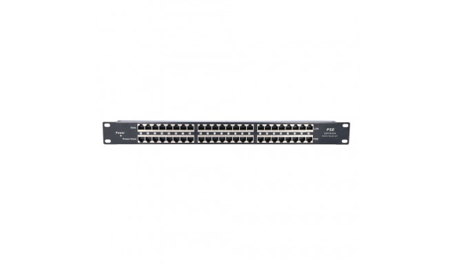 Extralink PoE injektor 24-porti 24x 100Mb/s RJ45, rackmount