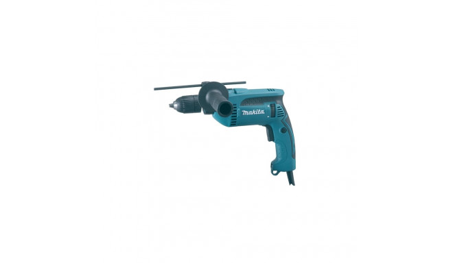 Makita HP1641K drill 2800 RPM Keyless 2 kg Black, Blue