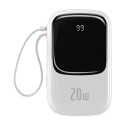Baseus Qpow Digital Display Power Bank s rychlým nabíjením 20000mAh 20W QC/PD/SCP/FCP s vestavěným L