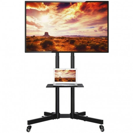 Mobile stand for TV 37-70 inches, 50 kg, 2 shelves