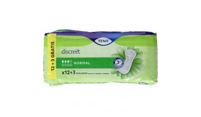 Incontinence Sanitary Pad Tena Discreet 15 Units (Parapharmacy)