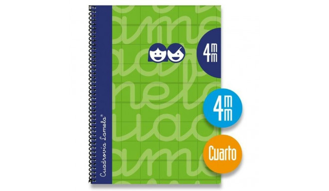 Notebook Lamela Green Quarto 5 Pieces 80 Sheets