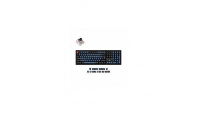 Keychron K10 Pro keyboard Bluetooth German Black, Blue