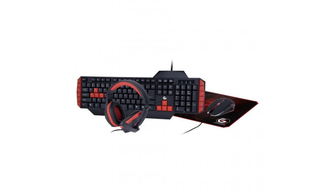 Gembird KEYBOARD USB GAMING KIT ENG/ULTIMATE GGS-UMG4-02