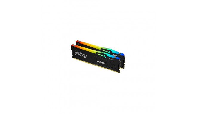 Kingston RAM Fury Beast RGB 32 Kit (16GBx2)GB DDR5 5200MHz PC/server Non-ECC 2x16 G
