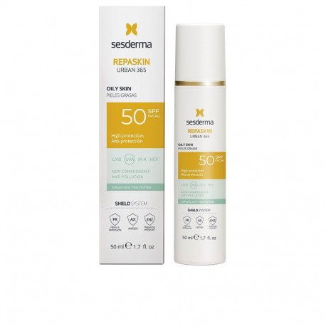 SESDERMA REPASKIN URBAN 365 fotoprotector pieles grasas SPF50 50 ml