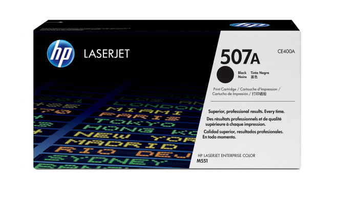 HP 507A Black Laser Toner Cartridge
