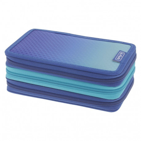 Herlitz pinal, TriCase täidetud, 31 osa, 3 lukuga - sinine/türkiis