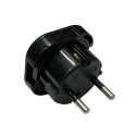 CP UK2 Vooluadapter UK 3-tihend Euroopa pesa jaoks - UK-EU adapter Must (OEM)