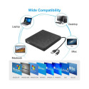 CP W3C Внешний USB 3.0 CD / DVD Устройство Записи / Xтения дисков с 5в1 Кард-Ридером и USB Кабельным