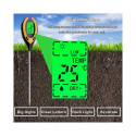 IVY Aqua ST-02 4in1 Garden Soil Testing device measure Sunlight Moisture Temperature PH Black