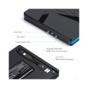 CP WU3 Slim External USB 3.0 CD / DVD Rom Drive Writer / Reader with USB Cable Power Black