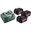 METABO BATTERY PACK 3x5.2Ah + ASC CHARGER 30-36 V