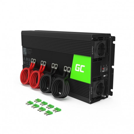 Green Cell INV20 toiteadapter/inverter sisetingimustesse 4000 W must