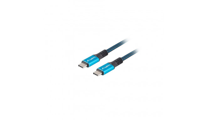 Lanberg CA-CMCM-45CU-0005-BK USB cable USB4 Gen 2x2 0.5 m USB C Black, Blue