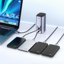 Ugreen Multifunkční HUB 12v1 USB C USB HDMI DP RJ45 AUX SD TF šedý (CM555)