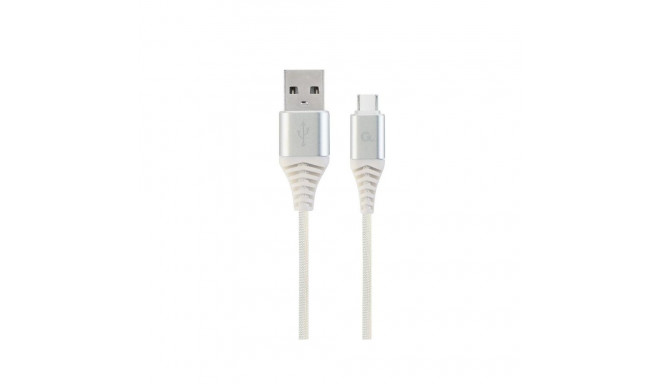 CABLE USB-C TO USB2 2M SIL/WHT/CC-USB2B-AMCM-2M-BW2 GEMBIRD
