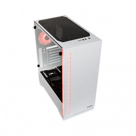 Zalman S5 White ATX, RGB fan + fan, T/G