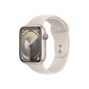Apple Watch Series9 GPS + Cellular 45mm Starlight Aluminium Case with Starlight Sport Band - M/L