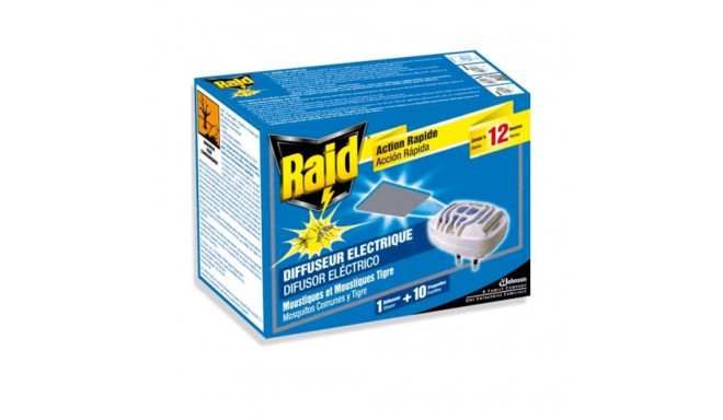 RAID PROTECCIÓN ANTIMOSQUITOS aparato + 10 pastillas