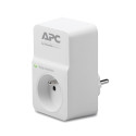 APC Essential surge protection power strip 1 socket white (PM1W-FR)